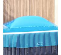 Pool Pillow Blue PVC 460x230x160 cm Winterized with Boston Valve & Rope +Repair.