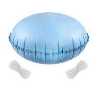 Pool Pillow Float | Ice Equalizer Thick Cushion,4x4 Ft Inflatable Pool Pillow with Rope for Swimming Lake River Tubing Beach Vacation Party Spa Resort Hot Tub