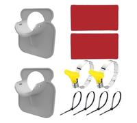 Pool Pipe Holder - ABS 8.1x9.2x3.8cm | Pool Hose Support Bracket | Spa Replacement Parts for Business Users Friends Women Men Home Users Backyard, Multi-Purpose Uses, Dependable Pressure Resistant