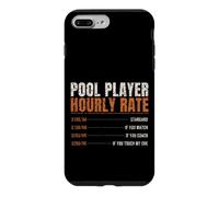 Pool Player Hourly Rate Funny Price List Billiards Case for iPhone 7 Plus/8 Plus