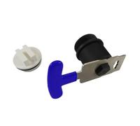 Pool Plug Removal Tool with Handle - Portable Garden Drain Wrench | -Ground Spa Backflow Nozzle Inlet Accessories Stainless Steel 110g