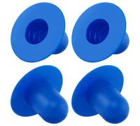 Pool Plugs for Above Ground Pool- 4pcs Pool Stopper Plugs Pool Filter Pump Hole Plugs Fit for Intex Coleman Bestway Pool Replacements& Accessories(Blue)