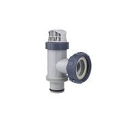 Pool Plunger Shut-Off Valve, with Plunger Valve for Intex, 1.25"-1.5" Hose Adapters & Plunger Valves, for Above Ground Pool Replacement Part, Vacuum Connector with Washer Accessories