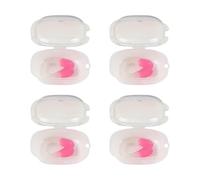 Pool Practice Nose Clip Set 4 Piece for Swimmers, U Shaped Comfortable Fit Swim Nose Clips with Storage Case for Pool Swim Clip Set Clips for Swimming Training Practice Lesson Accessory Swimmer Gear U