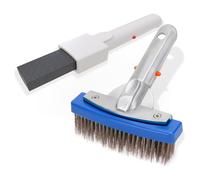 Pool Pumice Stone and 5 Inch Stainless Steel Brush