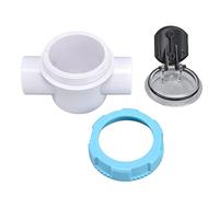 Pool Pump Check Valve, Transparent Mirror Pipe Design, 2-Way Backflow Preventer for Swimming Pool Filter, Pond, Aquarium, Garden Fountain, Irrigation
