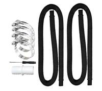 Pool Pump Hose 32mm, Heavy Duty Pool Duct Set, Spa Parts Accessories, Flexible Drainage Tube for Waste Backwash Cleaning, Outdoor Garden Maintenance, Rinse and Water Transfer 59.06x1.26x1.26 Inches