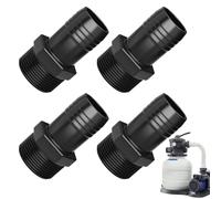 Pool Pump Hose Adapter,1.5" Connector for Filter Pipe - Hose Conversion Fitting | for Outdoor Garden Backyard Lawn Fountain Spa Inground