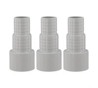 Pool Pump Hose Adapter, Ø50 mm Socket for Inner Ø32/38 mm Hoses Compatible with 800 W Pumps(3pcs)