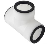 Pool Pump Hose TJoint Connector Compatible with For Intex and Pools with Lightweight PP Material and Leak Reducing L Ring Gaskets for Secure Hose Fit