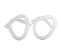 Pool Pump Replacement Hose, 2X 1-1/4 inch Accessory Hose compatible for Intex Above Ground Pool Pump 1.25" Filter Hose Connector 32mm Tube(white)