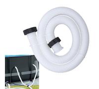 Pool Pump Replacement Hose, Leakproof Design Ensures No Leakage Easy Installation with Nuts Both Ends Durable PE Material for Above Ground Swimming Pools Hot Tubs Spas Gardens