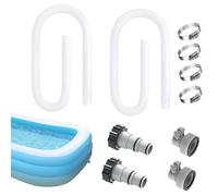 Pool Replacement Hose, Sand Filter Pump Hose, 38 mm Robust Repair Hose for Water Maintenance Circulation