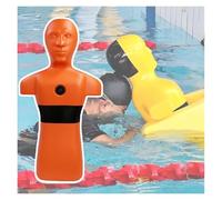 Pool Rescue Dummy, Realistic Firefighting Training And Drill Model For Drowning Prevention, Suitable For Water Competitions(Orange)