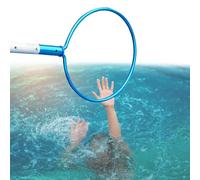 Pool rescue pole, Emergency Life Saving Safety Hook,Blue With Aluminum Telescopic Poles,Multi Use Swimming Pool Preserving(3m)