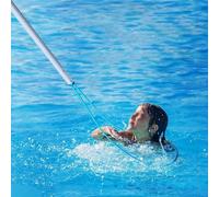 Pool rescue pole, Pool Rescue Hook,3/5/7m Emergency Life-saving Equipment For Drowning Swimmers,Summer Safety For Pools(9.8ft/3.0m pole+hook)