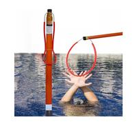 Pool Rescue Pole, Telescopic Fiberglass Swimming Pool Safety Hook