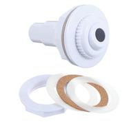 Pool Return Jet Kit with Gaskets and Adapter for Above Ground 3/4" Directional Flow Eyeball Inlet Jet with Locknut and Gasket Swimming Pool Return Jet Replacement Parts