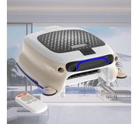 Pool Robot, Cordless Pool with Cleaning Power Supply, 6H Autonomy for Above Ground Pools 2000sq.ft, Double Filtration, Automatic Parking