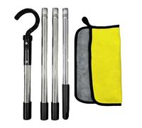 Pool Robot Removal Hook | Heavy Duty Stainless Steel Tool - Pool Pole Accessories For Floor Wall Fence Home Dock Storage Maintenance Filling Safety Edge De Bassi