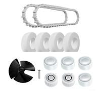 Pool Robot Repair Kit Compatible With For Dolphin N Cc Plus M200 M400 M500 Dx6 For Premier For Triton Ps Models Featuring Impeller Belts Climbing Wheels And Guide Pulleys For Easy Installation
