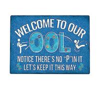 Pool Rules Swim Tin Sign, Pool Knowledge Metal Tin Sign, Pool Rules Planing Education, Swimming Pool Rules Sign For Outdoor Security Farm Yard Warning Decoratives (09