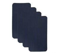 Pool Safety Cover Patch Kit 4 Pack, 4x8 Inch Mesh Repair Patches for Swimming Pool Covers, Heavy-Duty PE -Backed Tear Resistant(Blue)