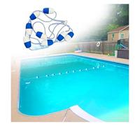 Pool Safety Divider,Commercial Pool Safety Divider Rope, Extra Long 84 Foot 80' 70' 60 ' 30' 25' 20' Pool Ropes to Divide Pool, Home Pool Divider for Shallow and Deep End with Stainless Hoo