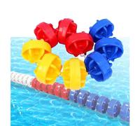 Pool Safety Divider Lane Line,Floating Pool Safety Divider Lane Line - 20ft Spiral Buoy Marker for Swimming Pools, Durable Water Sports Safety Equipment, Perfect for Swim Training and Compe