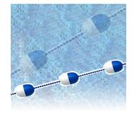 Pool Safety Divider Lane Line,Floating Pool Safety Rope - 30 to 60 ft Nylon Swim Lane Divider, Durable Swimming Pool Safety Line for Kids & Pets, Essential Water Safety Accessory