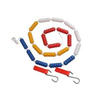 Pool Safety Divider Lane Line,Safety Pool Divider Lane Line with Hooks - 3.3ft-60ft Adjustable Swim Competition Marker, Durable Steel Wire for Public Pool Training & Safety Equipment (30ft)