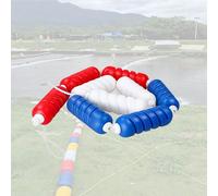 Pool Safety Divider Lane Line,Spiral Pool Safety Rope with Floats - 128FT Lane Dividers for Home Pools, Blue/Yellow/White/Red, Stainless Steel Wire for Safe Pool Separation