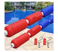 Pool Safety Divider,Outdoor Pools Safety Divider Rope Commercial, 12/15/16/18/20/22/25/30/40 ft Swimming Lane Dividers Line, for Dividing Lanes/Caution Help, Anti-scratch Buoy (Color : Dia