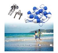 Pool Safety Divider,Pool Safety Rope Floating Line for Dividing Deep/Shallow Beaches, 30' 25' 24' 20' 18' 16.4' 15' 10' 8' Long Professional Pool Racing Lane Lines, for Beach/Private Pool/L
