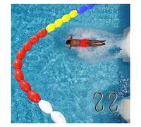 Pool Safety Divider Rope - 15ft to 40ft Adjustable Swimming Lane Dividers for Pools, Hot Springs & Shallow Beaches, Floating Ber for Safety & Organization