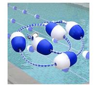 Pool Safety Divider Rope with Floating Buoys, High Visibility Adjustable Lane Line for Enhanced Swimming Area Separation