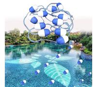 Pool Safety Divider Rope with Stainless Hooks & Floating Buoys - Customizable Length for Enhanced Visibility in Pools, Beaches, and Water Parks