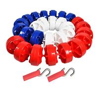 Pool Safety Float Line Divider Rope Kits - 12/15 cm Dia Buoys, for Dividing Swimming Lanes/Swim Contest/Identify Between Waters, with 2 Hooks Color : Dia 12cm/4.7in, Size : 1m/3.3,Dia 15cm/5.9in-10m