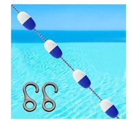 Pool Safety Floats 10m 15m 20m 25m 30m 40m 50m 60m Floating Pool Safety Divider Swim Lane Line, Commercial Swimming Pool Safety Rope for Training, Lightweight Buoy Demarcation Line
