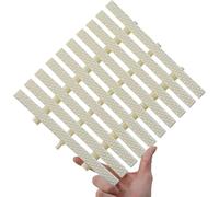 Pool Safety Grills - Interlocking Non-Slip Drainage Cover Plates, Flexible Shower Overflow Filter, Set of 5 for Essential Swimming Pool Protection