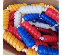 Pool Safety Rope with Floats - 20m Swimming Lane Divider Kit for Home & Commercial Use, Steel Wire Rope, Effective Pool Safety Line Divider (White)