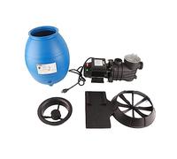 Pool Sand Filter, 370W Sand Filter Canister with Pump 42 Pound Sand Capacity Above Ground Pool Cleanning Tool to Improved Water Quality /2870
