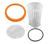 Pool Sand Filter Pump Kit P07019 Lid P6562 Basket P07018 Nut Gasket Compatible for Bestway-58486 58497 58499 Pump Replacement Parts ABS