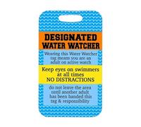 Pool Sign, Small Pool Rules Badge Listing, Creative Safety Reminder Signs, Designated Water Watcher, Water Safety Swimming Accessories