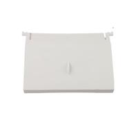 Pool Skimmer Flap for Above Ground Pools, White ABS Replacement with Handle & Pins, Efficient Debris Prevention