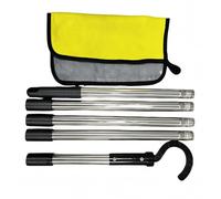 Pool Skimmer Hook Detachable Telescoping Metal Rod Easy Storage Multipurpose Pools Retrieval Hook Tool Accessory Pool Retrieval for Robotic Cleaner