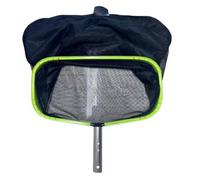 Pool Skimmer Net, Aluminum Frame Leaf Raker for Swimming Pool, Fine Mesh Debris Remover for and Fish Tank, Lightweight