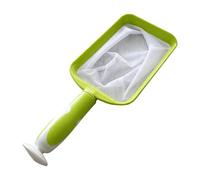 Pool Skimmer Net Handheld Fine Mesh Debris Remover with Detachable Handle, ABS Frame and Green Net Basket for Small Pools, Spa and Fountain Care ABS Frame Small Pool Spa Fountain Water Care Floating