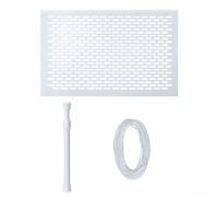Pool Skimmer Shield Mesh Net Screen Protector - W Telescopic Rod - For Swimming Pool Drainage System - Leaf Guard Filter Screen Board - Filter Mesh Net