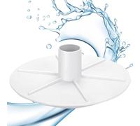Pool Skimmer Vacuum Plate, 8" Pool Skimmer Suction Plate, Pool Skimmer Vacuum Adapter, Pool Skimmer Vacuum Lid Replacement Parts Cleaning Accessories for Swimming White